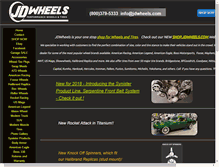 Tablet Screenshot of jdwheels.com